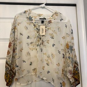 Forever 21 See Through Top